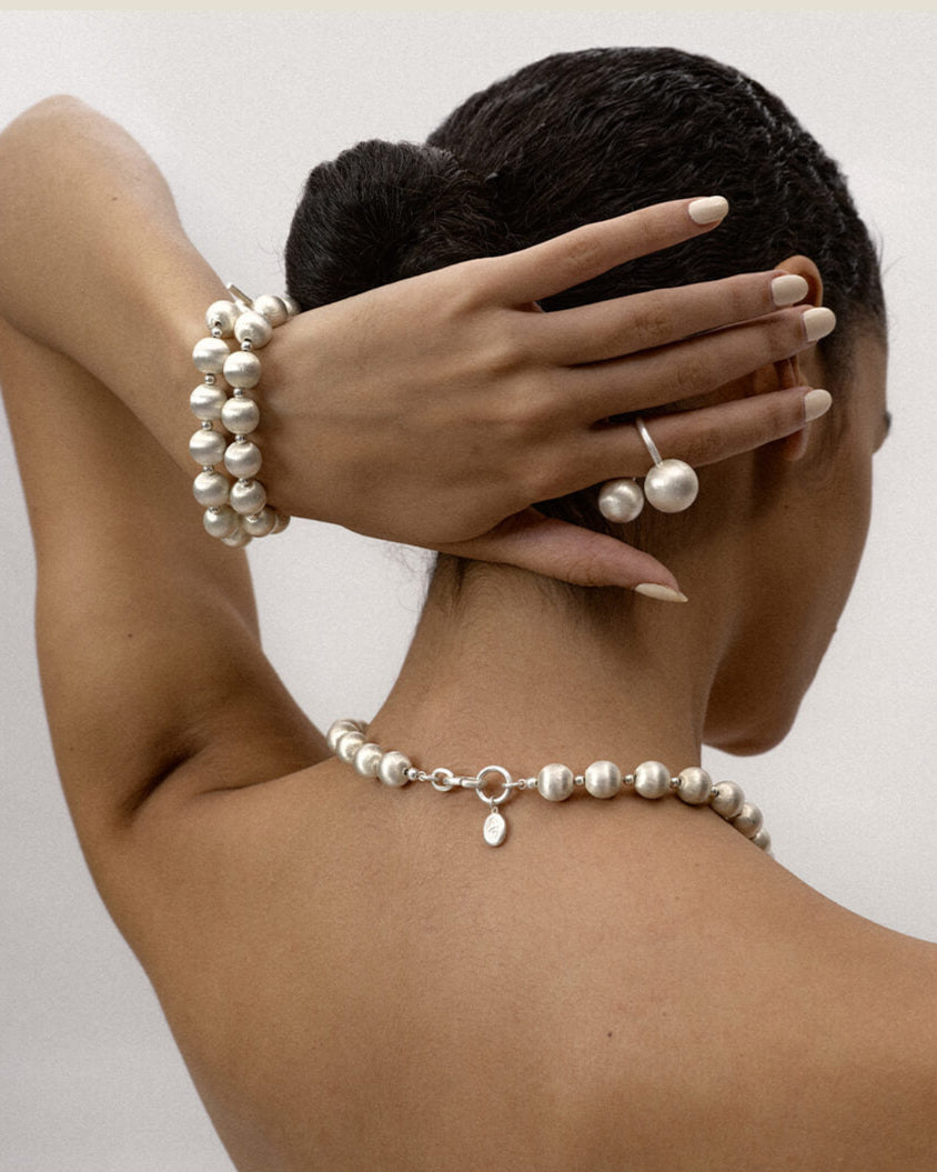 Silk Pearl Necklace