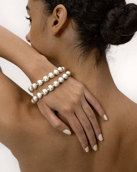 Silk Pearl Bracelet