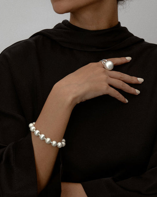 Silk Pearl Bracelet