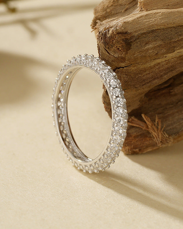 Shimmering Line Ring
