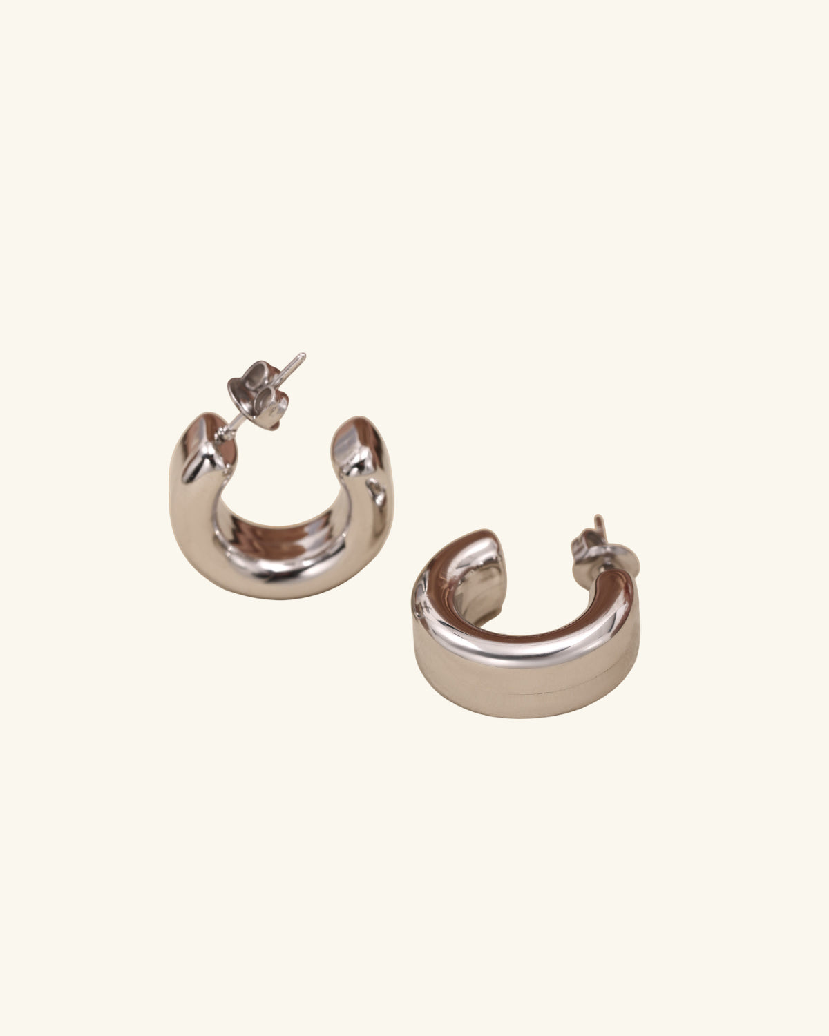 Gleaming Hoop Earring