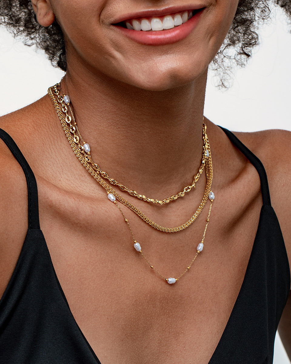 Trinity Pearl Necklace