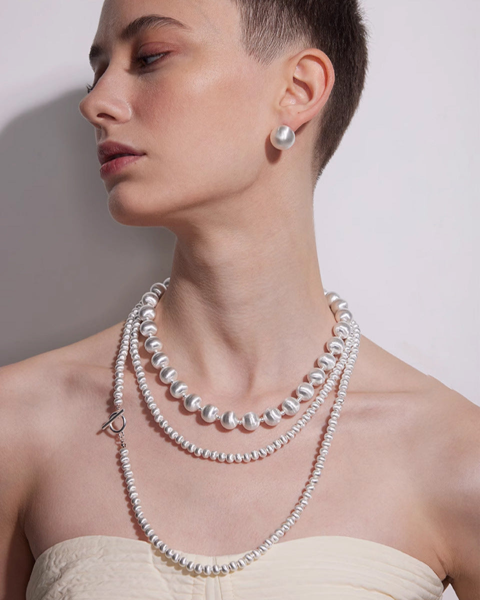 Silk Pearl Necklace