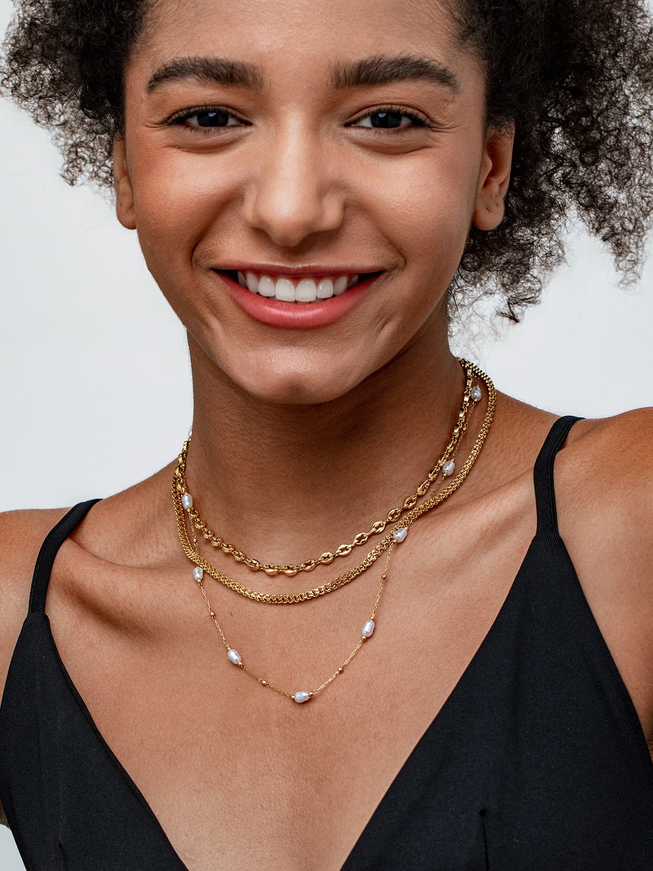 Trinity Pearl Necklace