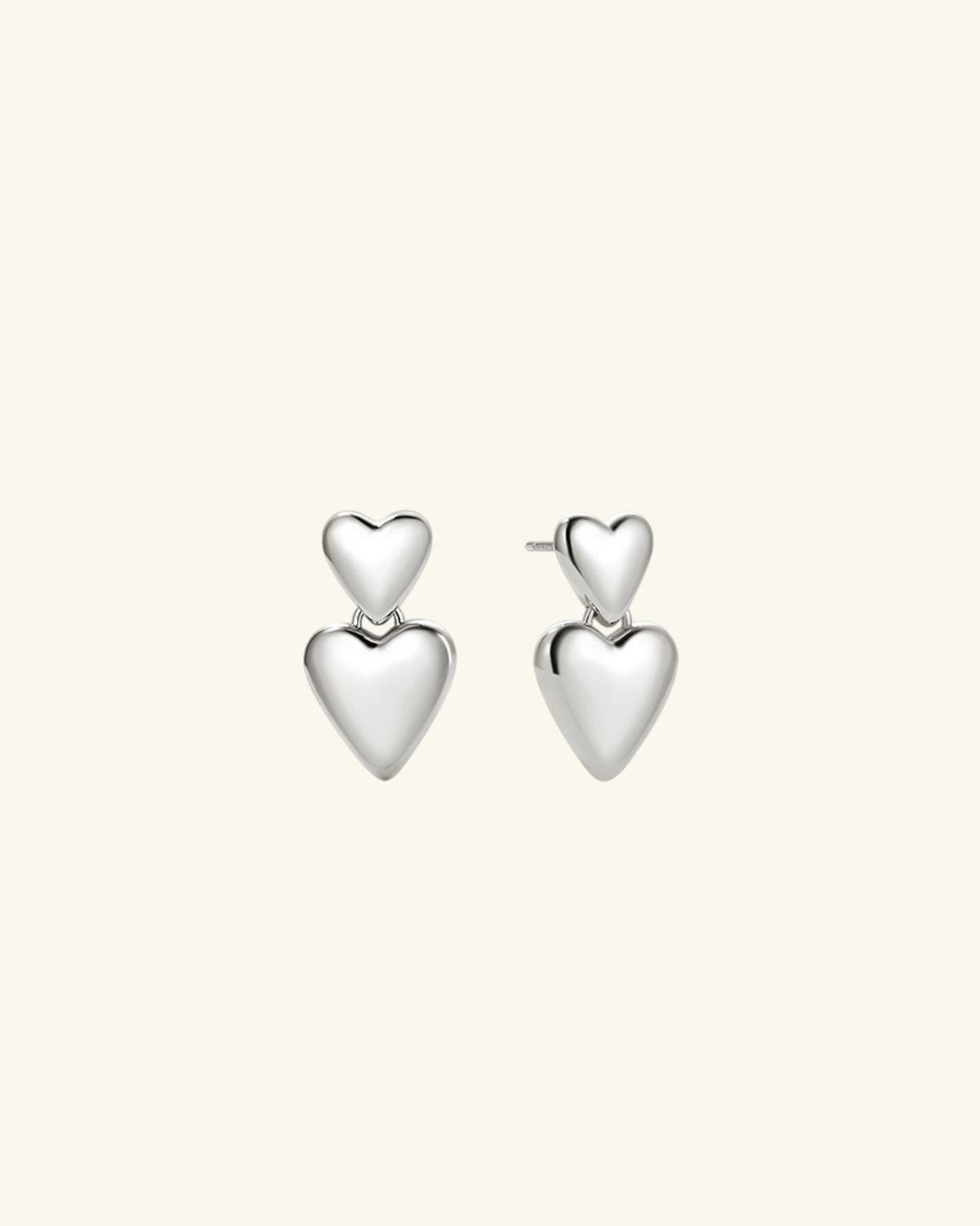 Twin Hearts Earrings