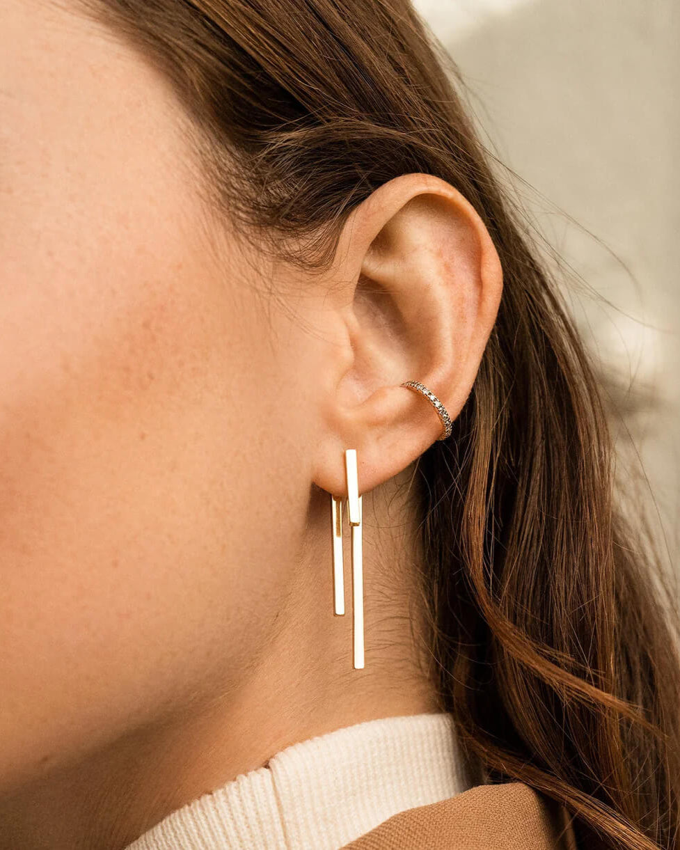 Linear Elegance Earrings