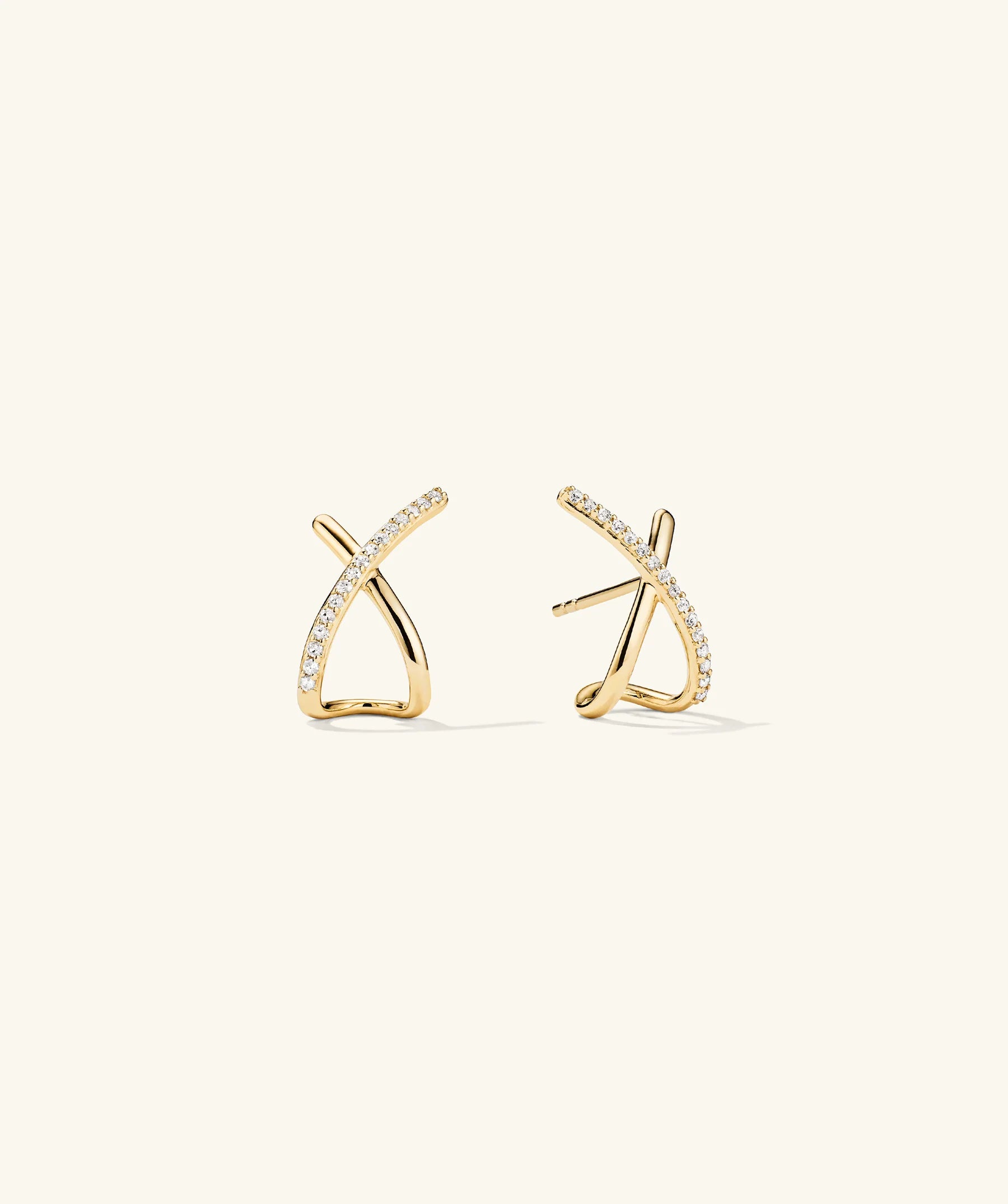 Crossed Embrace Earrings