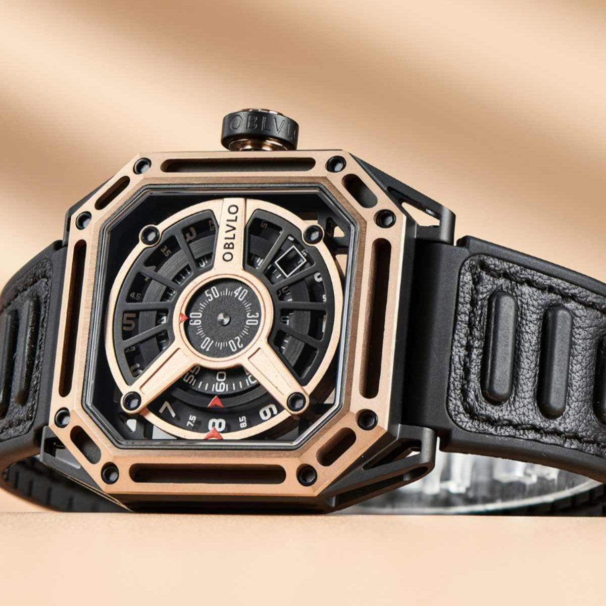 OBLVLO | Racing Mechanical Watch Men's Mechanic Watch
