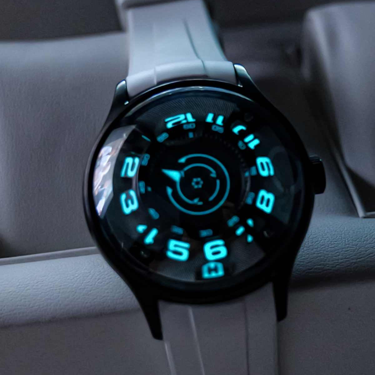 OBLVLO | Curvature Engine Starcraft Rotor Mechanical Watch for Men