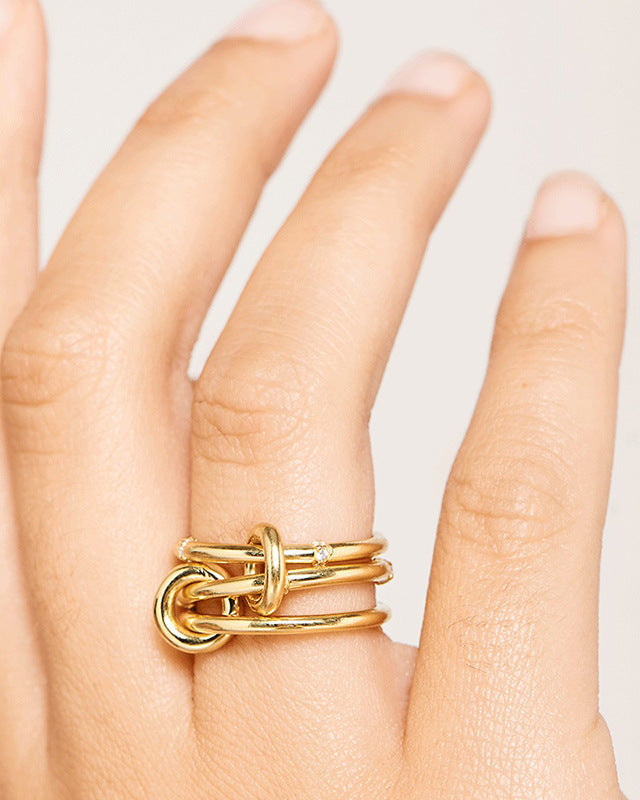 Trinity Coil Ring