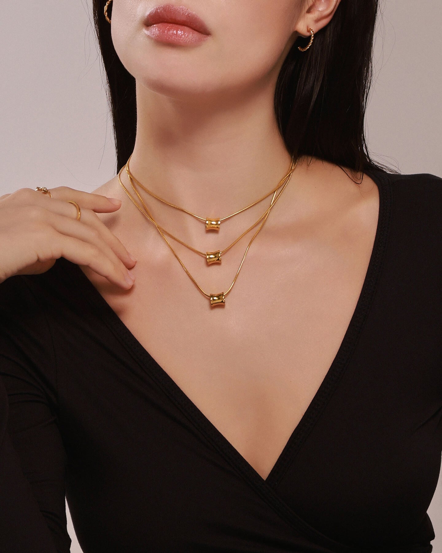 Sleek Torque Necklace