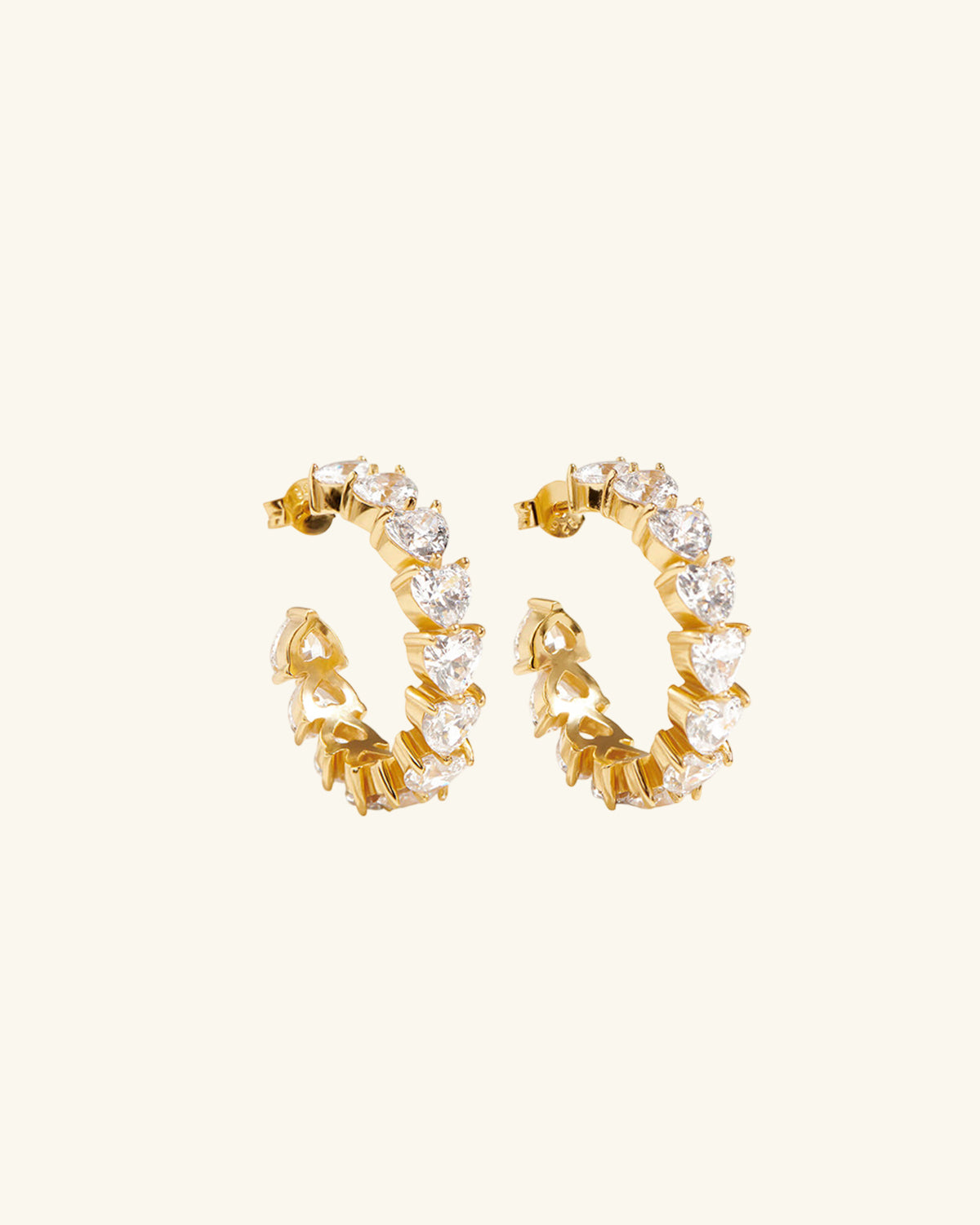 Heart Cascade Earrings