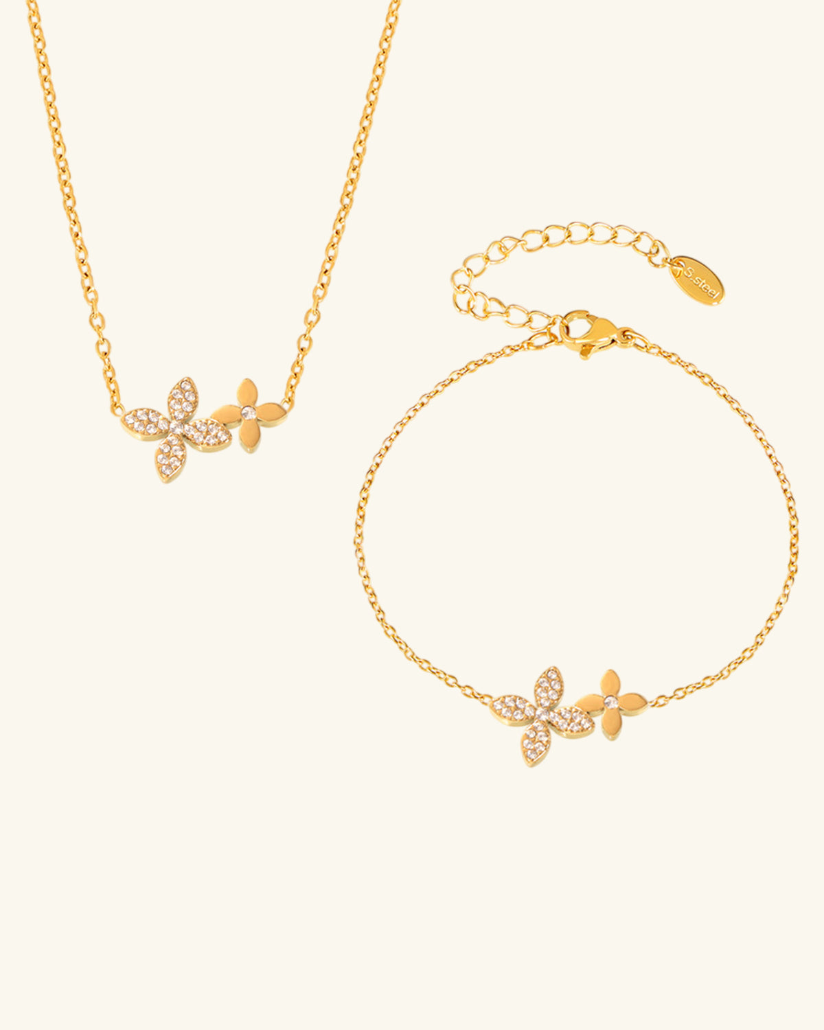 Duo Four-Leaf Clover Accessories