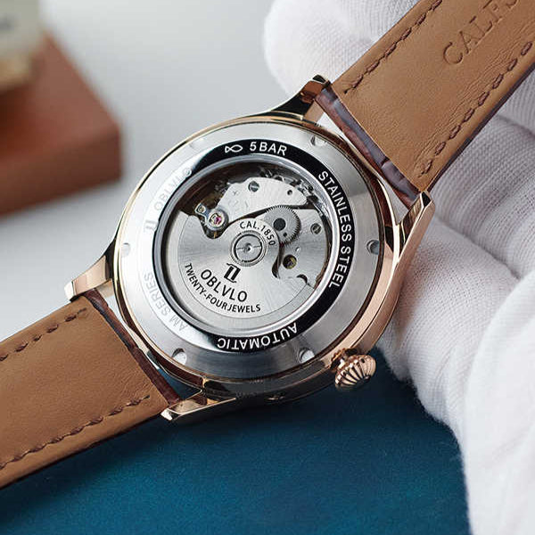 OBLVLO | Automatic Mechanical Waterproof Watch For Men Business Style