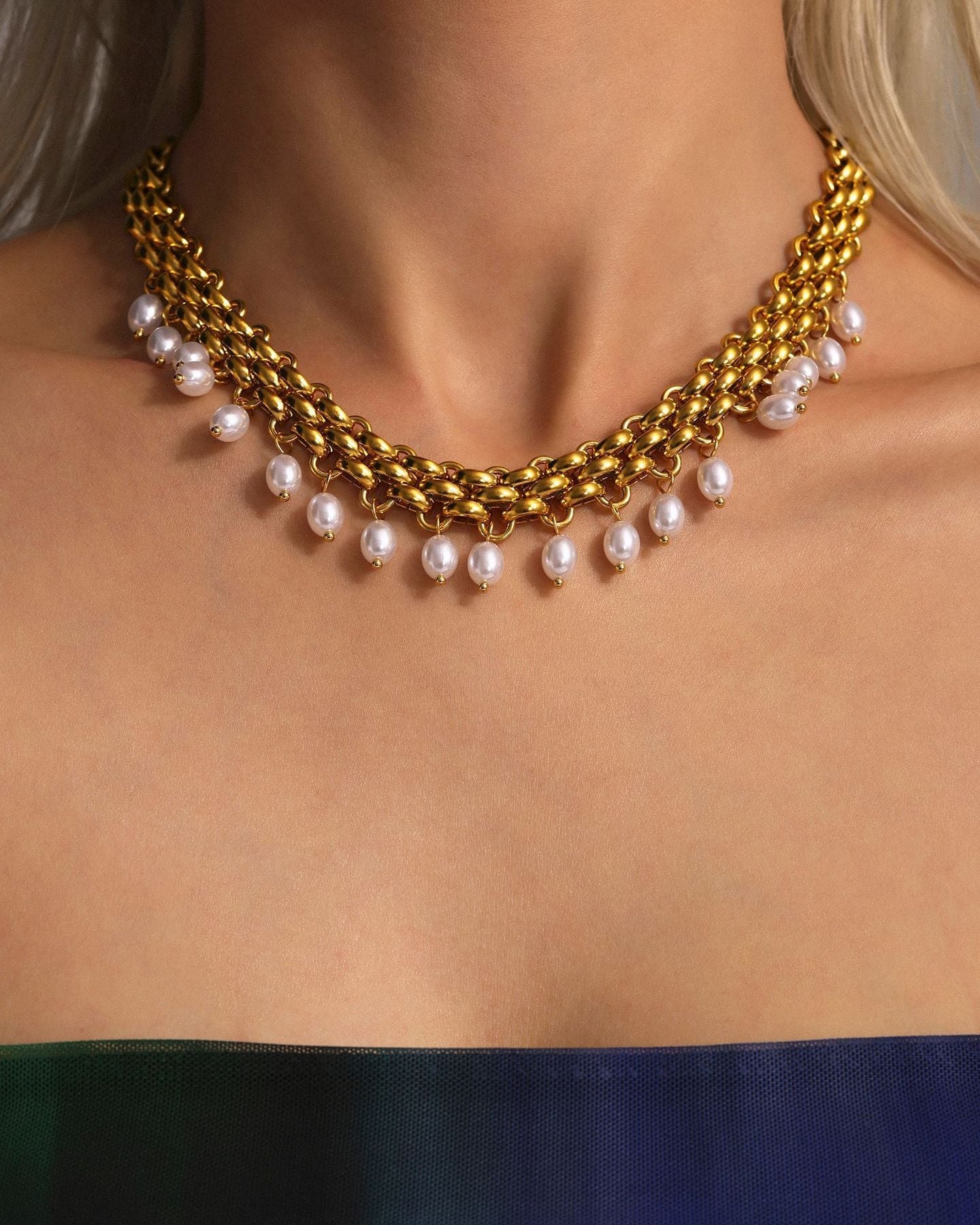 Cascade Pearl Necklace