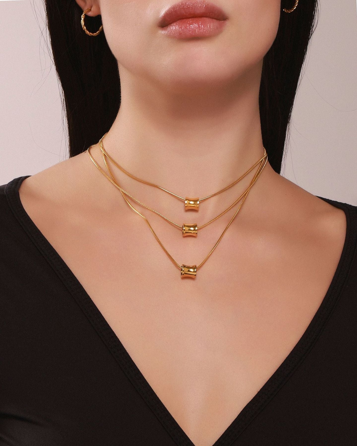 Sleek Torque Necklace