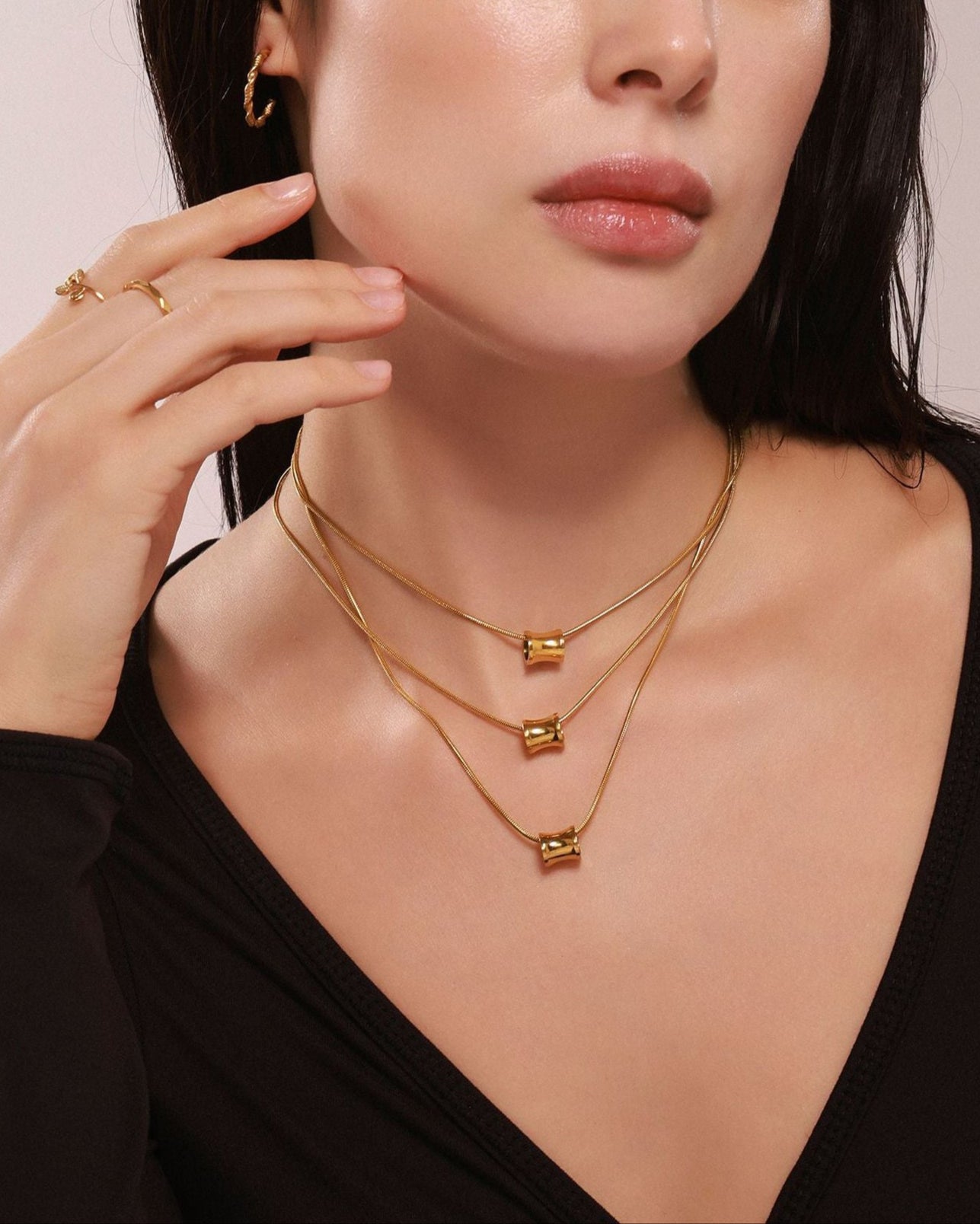 Sleek Torque Necklace