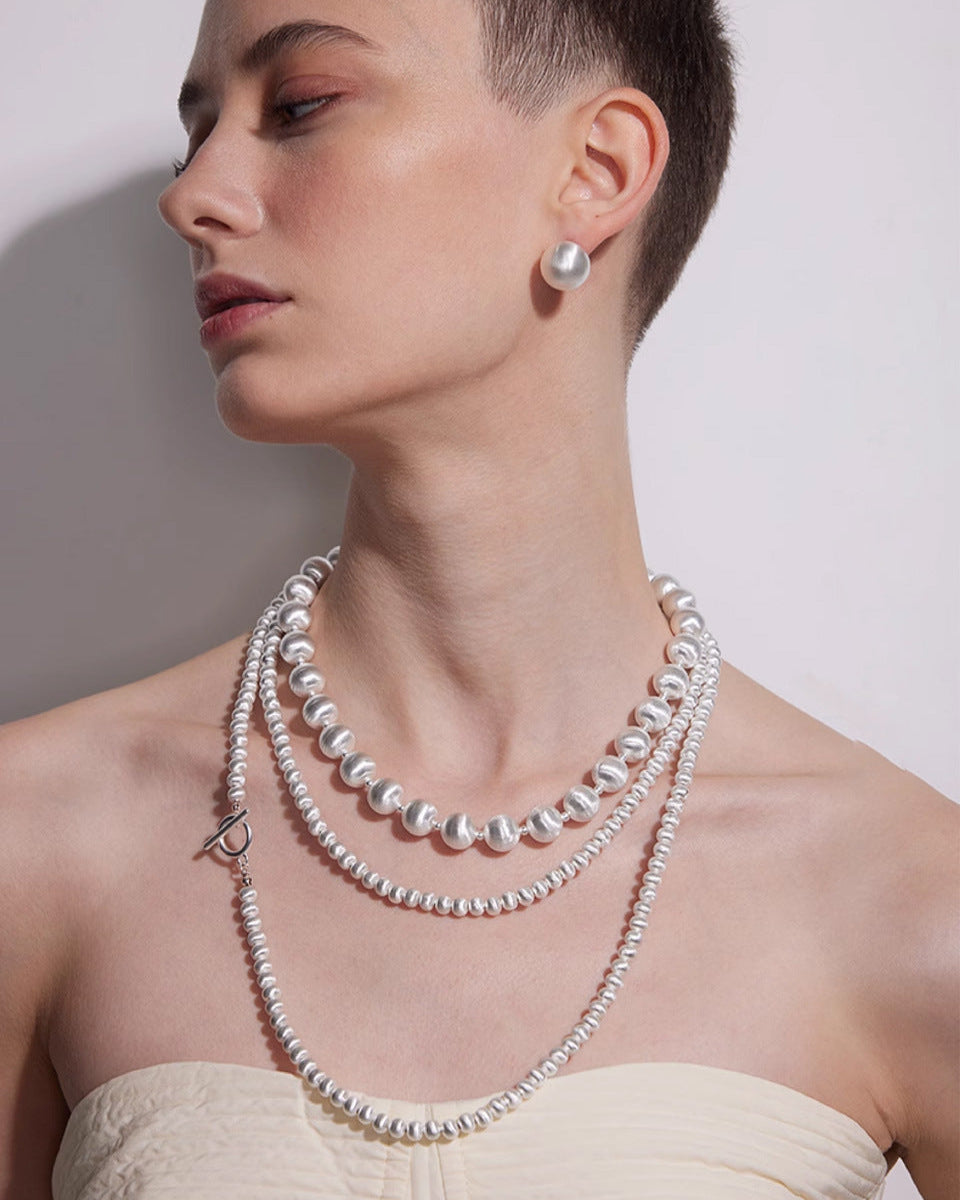 Silk Pearl Earrings