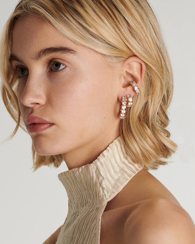 Heart Cascade Earrings