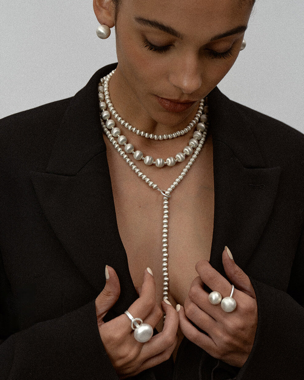 Silk Pearl Necklace