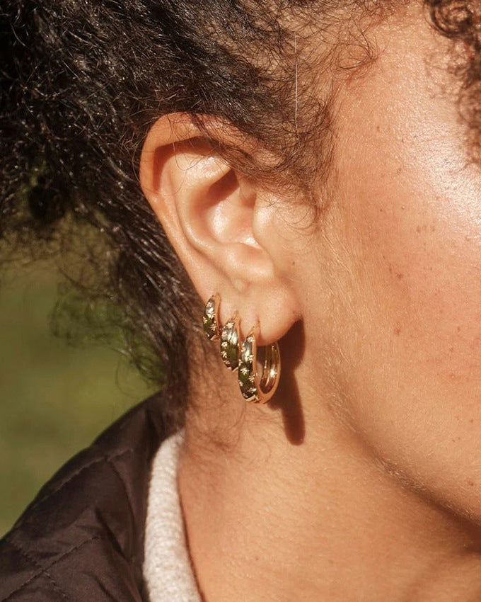 Solar Huggie Earrings