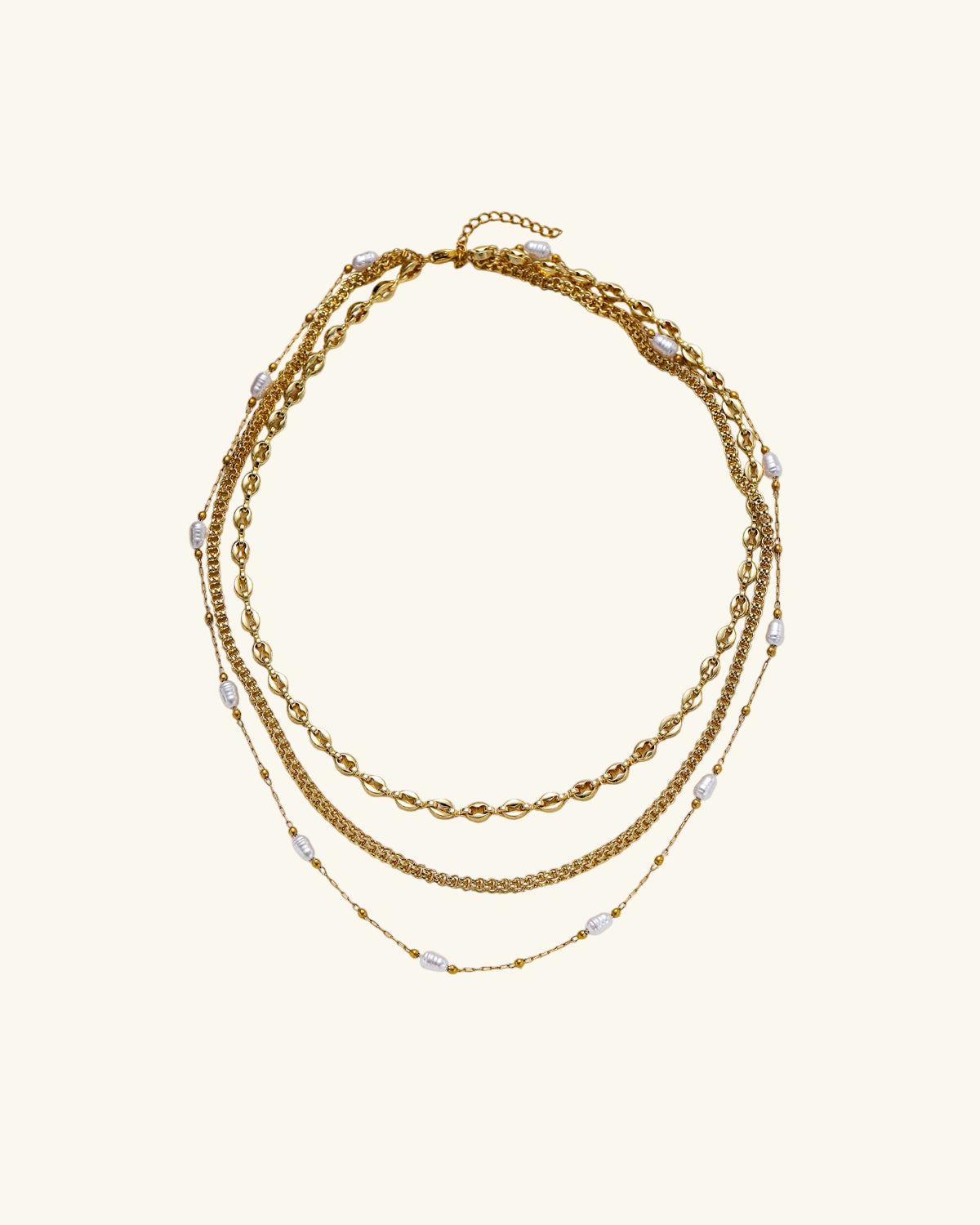Trinity Pearl Necklace