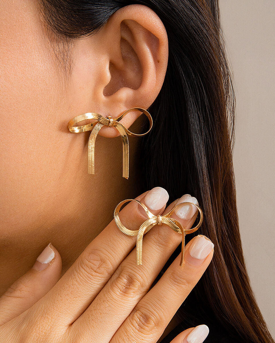 Ribbon Earrings