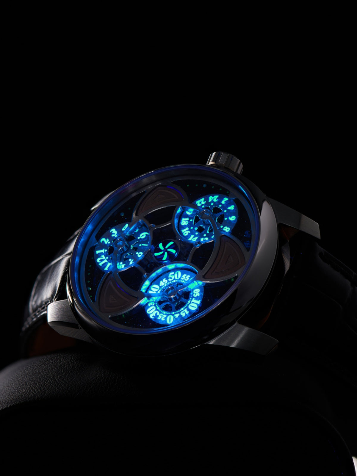 OBLVLO | Star Wheel Clover Creative Mechanical Watch
