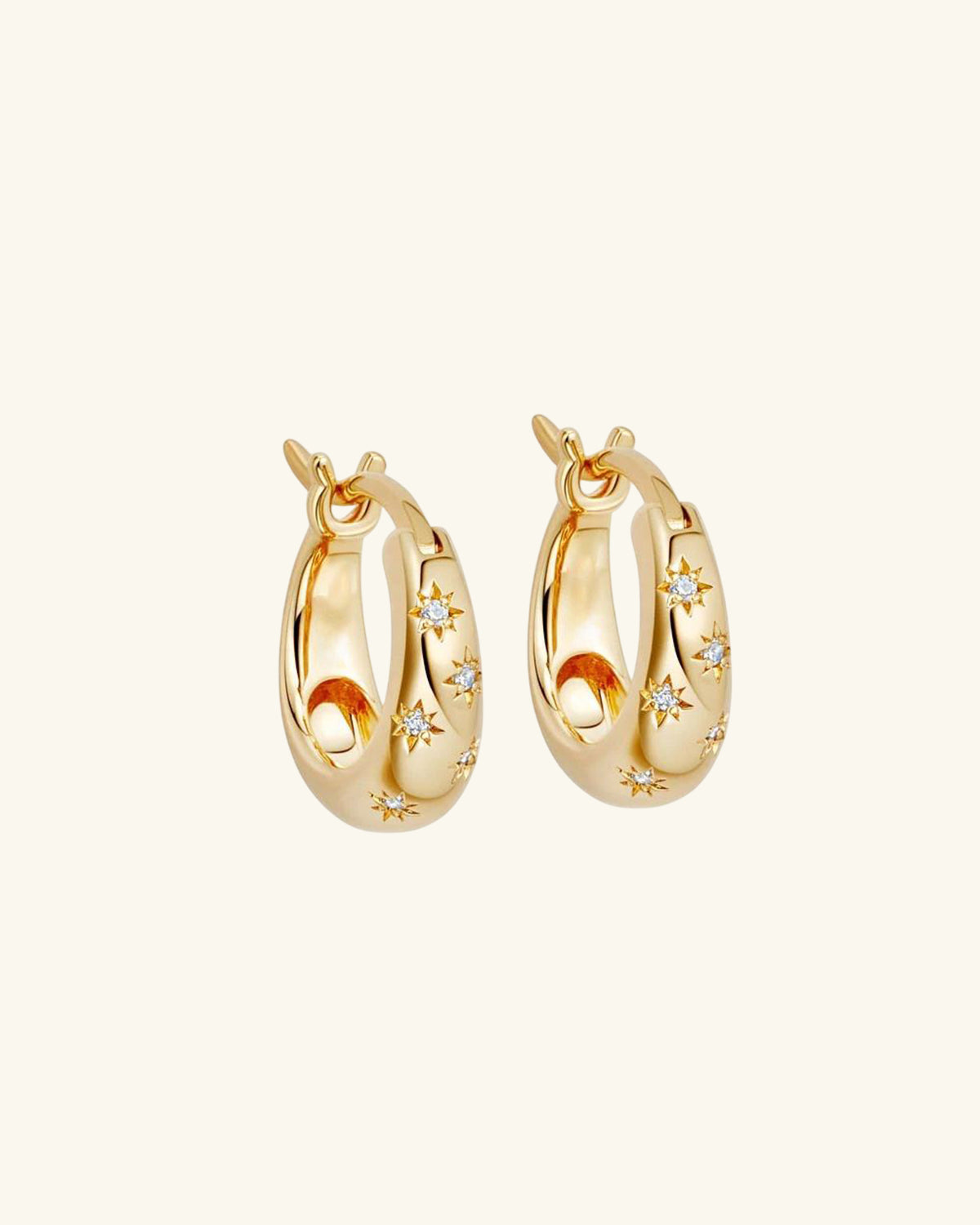 Solar Huggie Earrings