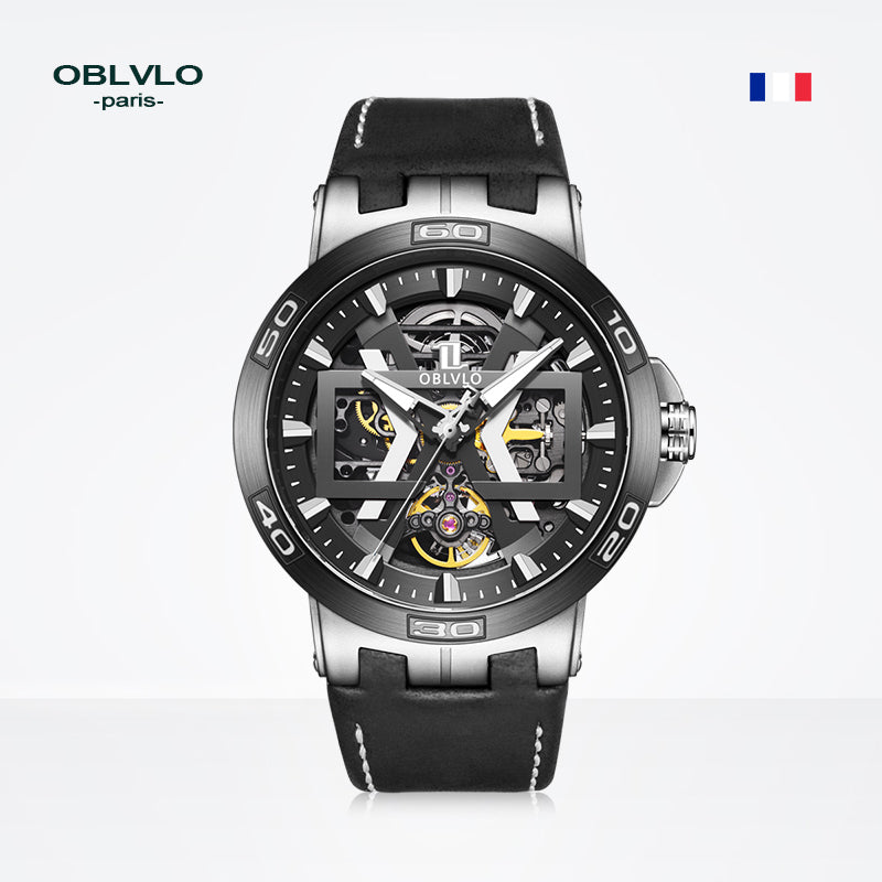 OBLVLO | Openwork Mechanical Watch Sports Outdoor Off-road