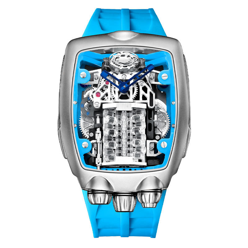 OBLVLO | W16 Bugatti Engine Watch for Men
