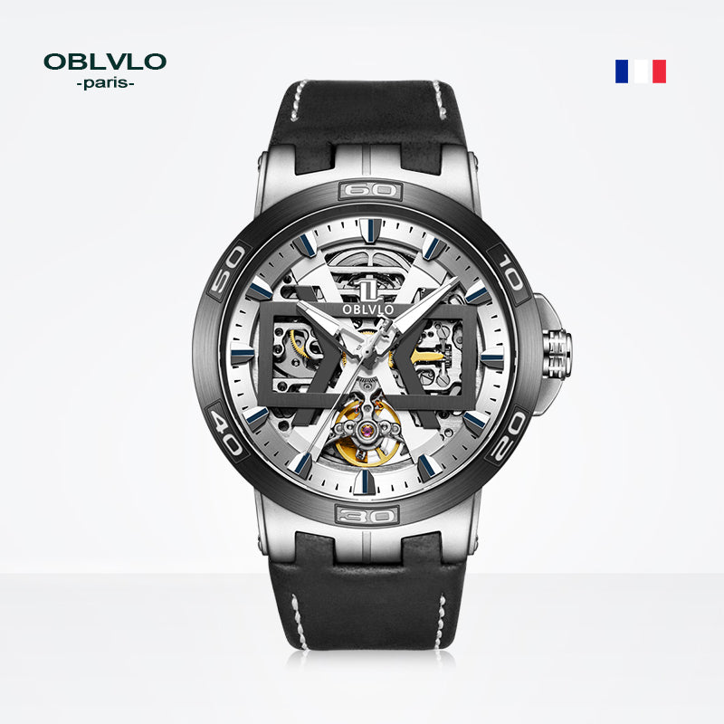 OBLVLO | Openwork Mechanical Watch Sports Outdoor Off-road